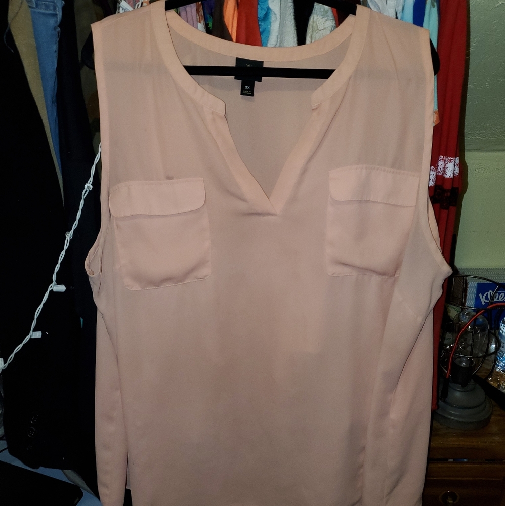 Sheer light weight tank top